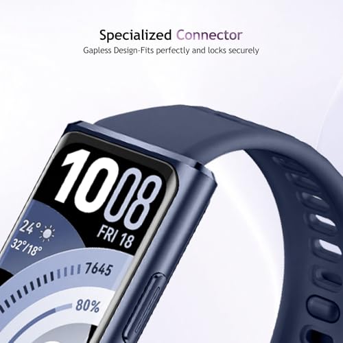 Image of XMUXI Compatible with Huawei Band 11 Pro Replacement Band Silicone Compatible with Huawei Band 11 Strap Wristband Men Women
