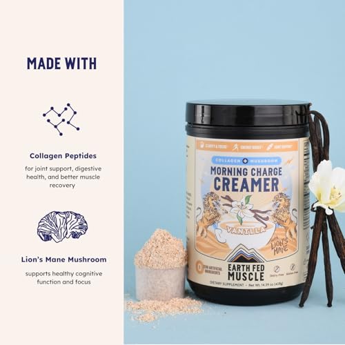 Earth Fed Muscle Vanilla Protein Creamer