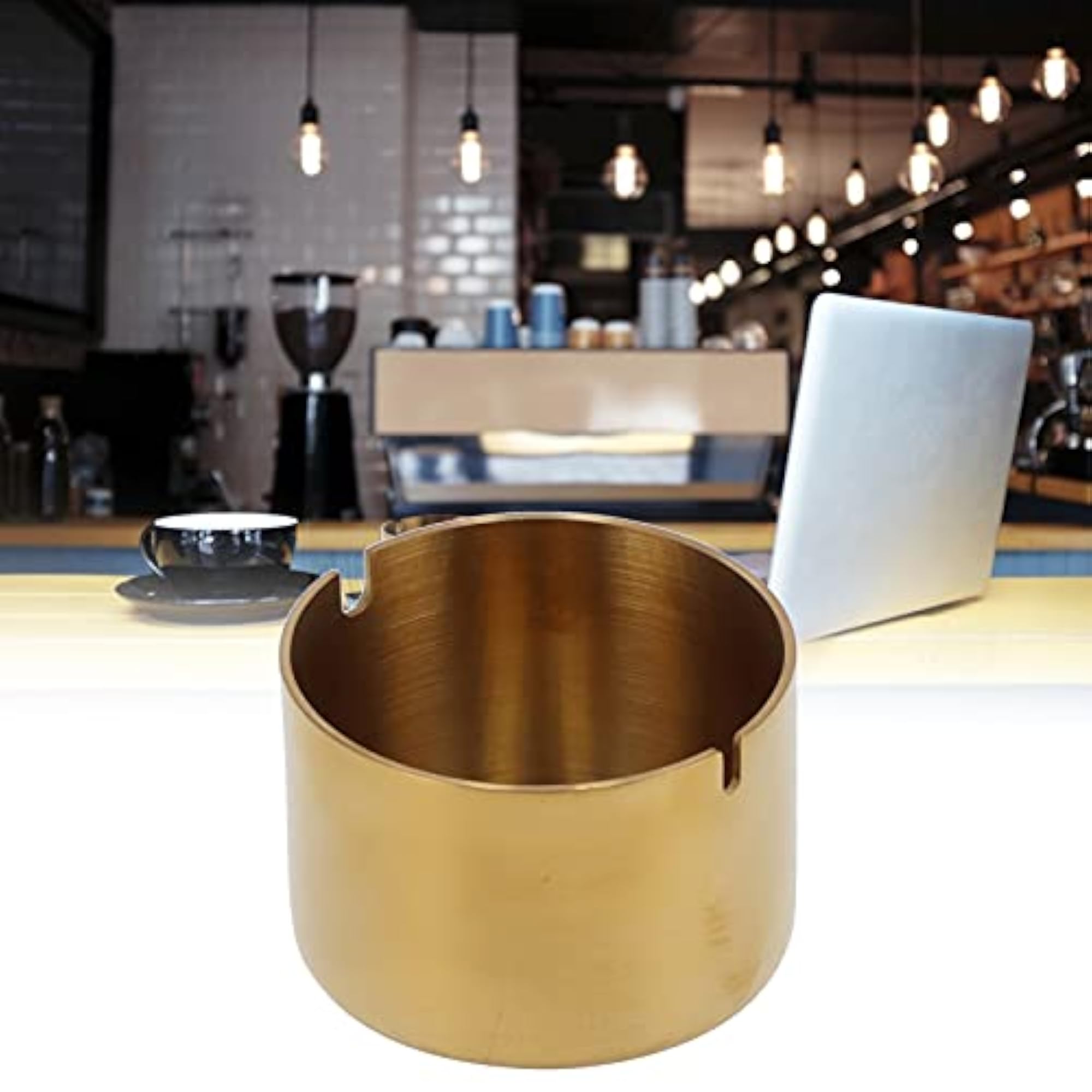 Household Anti-Drop Round Ashtray, Easy to Clean