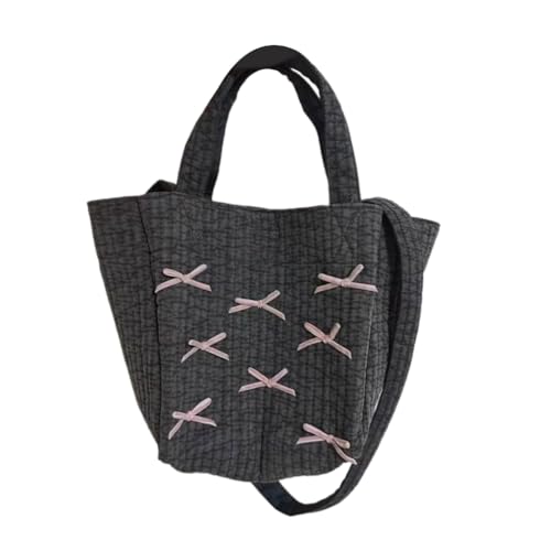 Casual Storage Pouches for Women Korean Style with Lovely Bowknot Detailing