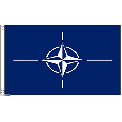 Amazon.co.jp: 国旗 北大西洋条約機構 NATO ナトー 特大フラッグ【ノー