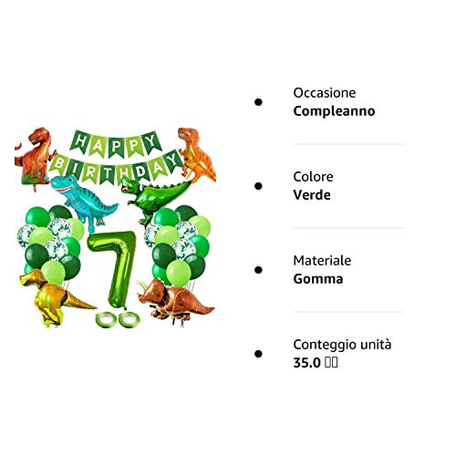 Forniture per feste a tema giungla con palloncini