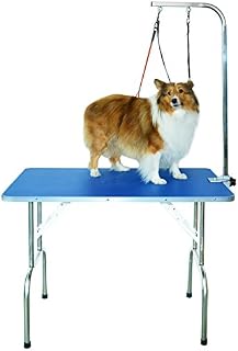 SHELANDY Professional pet Grooming Table with Double leashes and clamp for Large