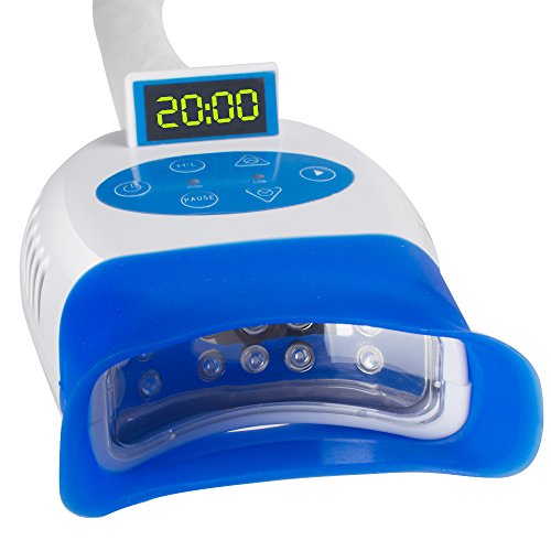 Pevor Dental Mobile Teeth Whitening Lamp Teeth Whitener 36W 10 LED Cold Light Lamp Bleaching Accelerator Oral Care LED Teeth Whitening Machine Floor Standing Type USA SHIPPING