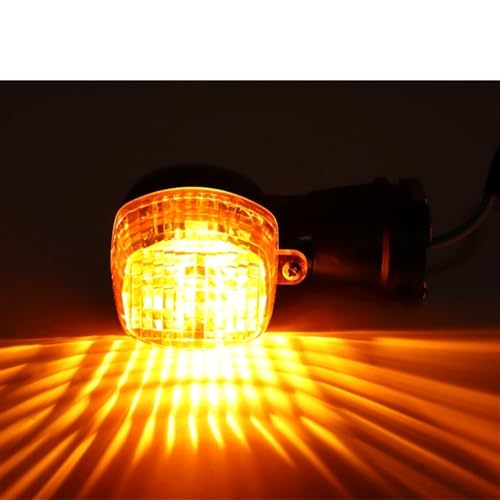 Clignotant Moto Led ambre anti-vibration avant pour KAWASAKI ZZR600 - 6