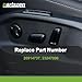 partszen 20914737 23247096 Front Passenger Side Power Seat Control Adjustment Switch Fit for Cadillac ATS Escalade for Chevrolet Silverado Suburban Tahoe for GMC Sierra Yukon XL 2013-2020