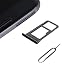 Produktbild Cemobile SIM Karten Halter Slot Tray Holder MicroSD Kartenfach Ersatz Zubehör für Samsung Galaxy S8 G950/S8 Plus G955 Ersatzteile (Einzel-SIM Modell) mit wasserdichtem Dichtring+öffnen Nadel (Schwarz)