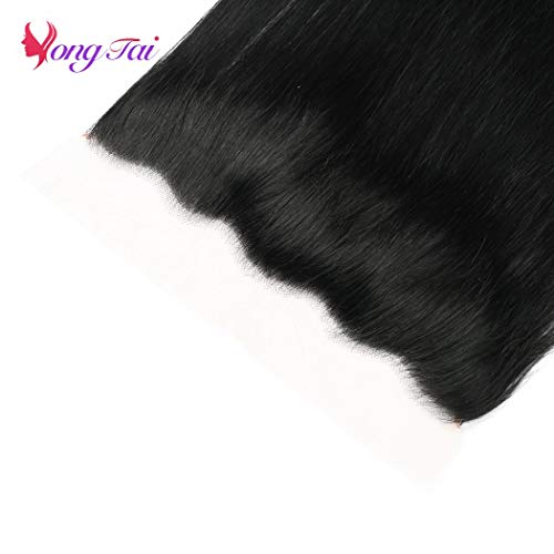 9A Straight Human Hair Bundles With Lace Frontal 18 20 22 +16 Unprocessed Virgin Malaysian Human Hair Weave 13X4 Ear To Ear Lace Frontal And Bundles 1B Color Hair Extensions Weft #TOP6