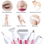 Electric Razor for Women Removal for Body Nose Hair Trimmer Face Shavers Eyebrow Legs Armpit Bikini Area Pubic Underarms…