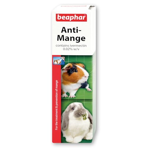Beaphar Anti-Mange Spray for Rabbits Guinea Pigs & Rats Kills Mange Mites & Helps Prevent Infestations Vet-Strength Easy-to-Use Spray For Rabbits & Guinea Pigs Over 4 Weeks & Rats 75ml