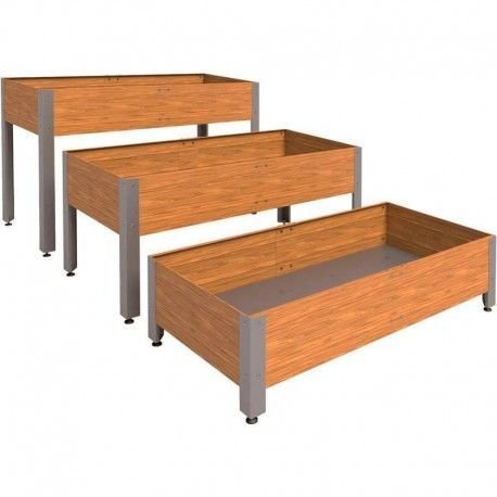 Tavolo da coltivazione 72x72cm gamba alta