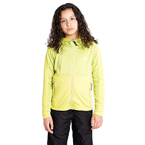 Dare2b Hastily Kids Core Strech para esquí, senderismo y trekking: tejido elástico con respaldo cálido reciclado, secado rápido, capucha y cremallera completa