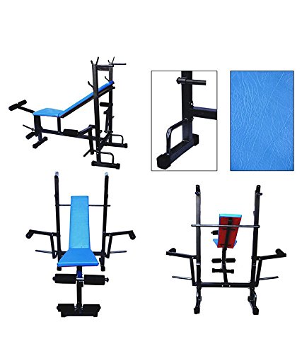 Body Maxx 8 in 1 Multi Excercise Bench Adjustable (Blue/Black) (2X2)-image-19