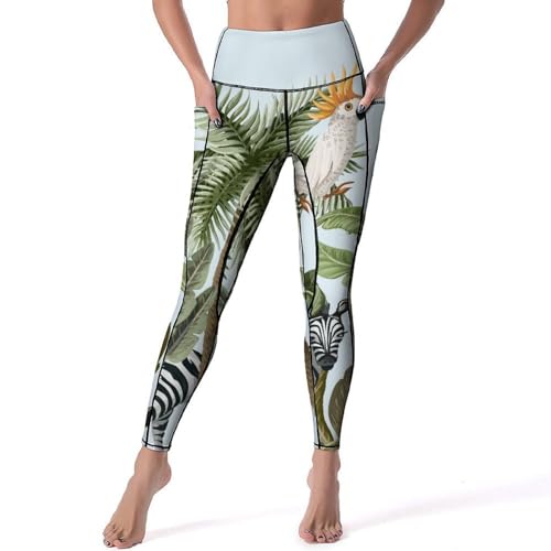 Legging femmes pantalon de sport yoga taille haute fitness gym jogging S