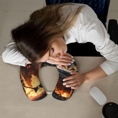 Almohada de cuello con diseño de bomberos y espuma viscoelástica miniatura 7