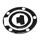 Tank Aufkleber Motorrad Tankdeckel Aufkleber, Akozon Kohlefaser Motorrad Gas Tankdeckel Pad Aufkleber Aufkleber für YZF-R1 R6 FZ1 FZ6 FZ1000 FJR1300