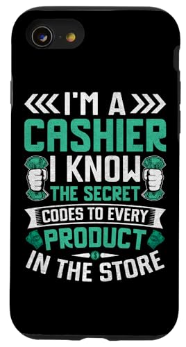 I'm A Cashier I Know The Secret Codes in Th�̂��ׂĂ̏��i �X�}�z�P�[�X iPhone SE (2020) / 7 / 8 �p