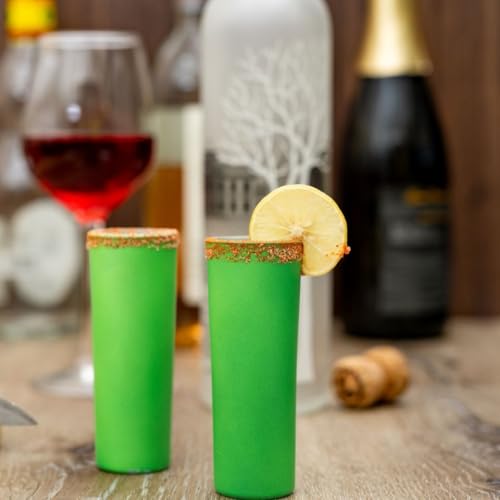 Image of Bar Box Shot Glasses (Set of 2) (Green)