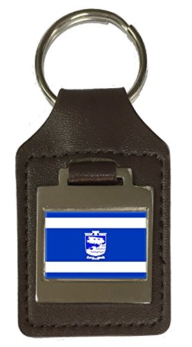 Porte-clés en cuir Holon City Israël parfait pour vos déplacements urbains