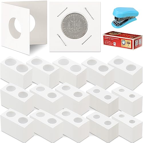 Seajan 2000 Pcs Coin Flips 2×2 for Collectors 10 Assorted...