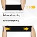 Precut Kinesiology Tape for Knees 10 Pcs Adhesive Knee Tape Athletic Tape for Knee Pain Relief Latex-Free Elastic for Knee Stability - Black