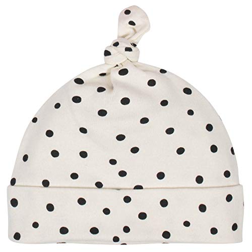 Grow By Gerber Baby Girls 4-Pack Caps, Orange/Yellow/Green/Ivory, Newborn #TOP3