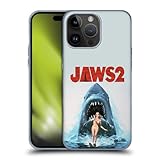Head Case Designs Officially Licensed Jaws Wakeboarding Poster II Key Art Soft Gel Case Compatible with Apple iPhone 15 Pro Max