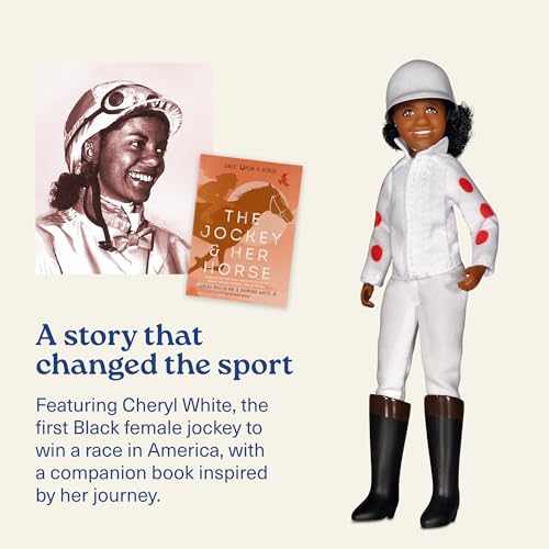 Breyer Cheryl White Rider Horse & Book Set 6236 miniatura 7