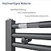 Meykoers Badheizkörper 1800x600mm Mittelanschluss 1348 Watt Anthrazit, Handtuchtrockner Handtuchwärmer Heizkörper für Bad...