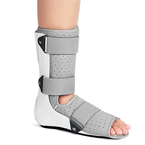 SXTYFBB Gehschuh-Fußorthese, verstellbare rutschfeste Sohle, Knöchelgelenkorthese, Feste magische Paste, atmungsaktives, herausnehmbares Futter für Verstauchungen, Knöchelfrakturen, Links, S