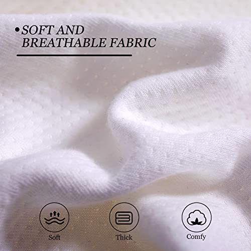 Sunyrisy Wide Size Bed Wedge Pillow, Wedge Mattress Topper With Washable Cover, Wedge Pillow For Headboard, Inclined Mattress Elevator For Acid Reflux, Neck & Back Pain, Anti-Snoring, Queen #TOP6