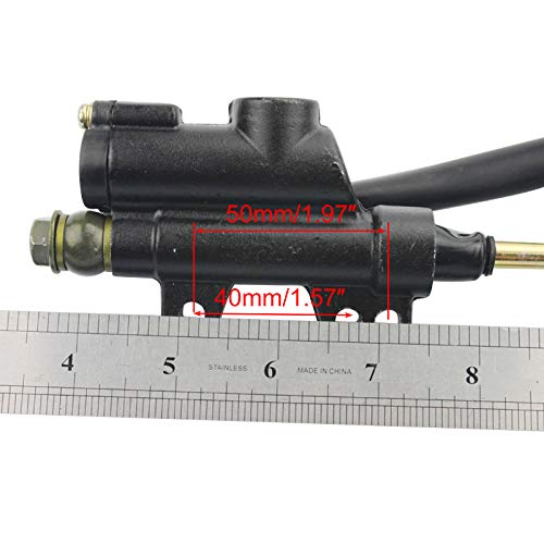 GOOFIT Moto éTrier De MaîTre Cylindre De L'Ensemble De Frein ArrièRe Avec Plaquettes De Frein Remplacement Pour 50cc 70cc 90cc 110cc 125cc ATV Moto cross - Image 3