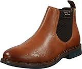 Chelsea bugatti Herren Ladano Chelsea-Stiefel, Cognac, 44 EU
