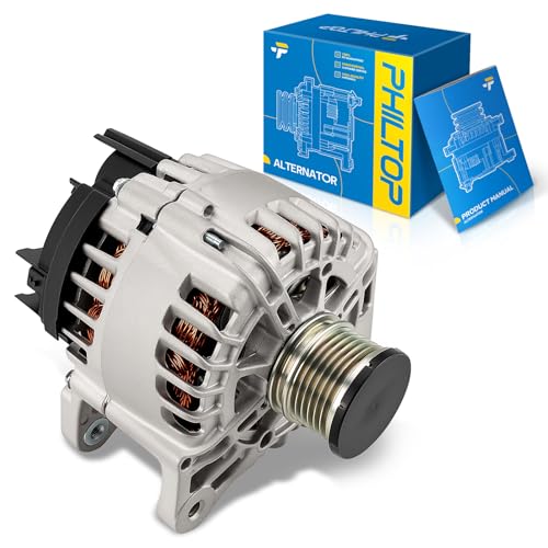 Image of PHILTOP 21072N Alternator Compatible with Nissan;2017-2022 Rogue Sport 120 Amp Replace for 231004BB0A,23100-4BB0C,23100-4BB0B,TG12C167,TG12C163,TG12C149,2620093,23100-4BB0A,21072,21072N