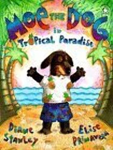 Moe the dog in tropical paradise (Sandcastle)