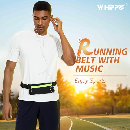 WHIPPY Running Belt for Phone Bag Running Gifts for Women Fanny Pack for Men Elastic Runners Money Belt Phone Holder Hiking Waist Pack - Image 4