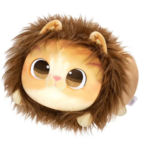 Mewaii Peluche De Animales 40cm Gato Con Cabeza De León Kawaii Suave Y Confortable Cojín Almohada De Felpa Cojines De Felpa Perfectos Para Regalo