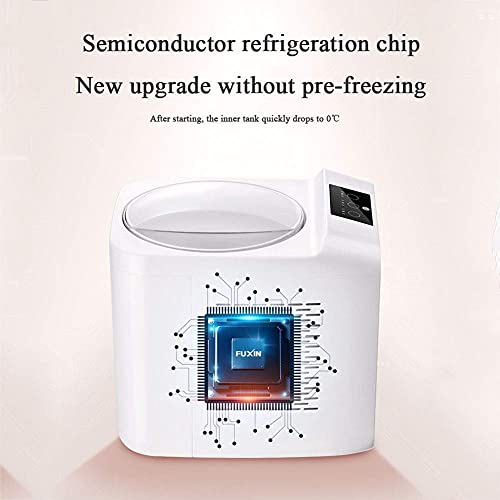 YYAI-HHJU Elektronische Eismaschine, Eiscreme Frozen Yogurt Sorbet Maker, Upgrade, Kein Vorfrieren Erforderlich… – Bild 6