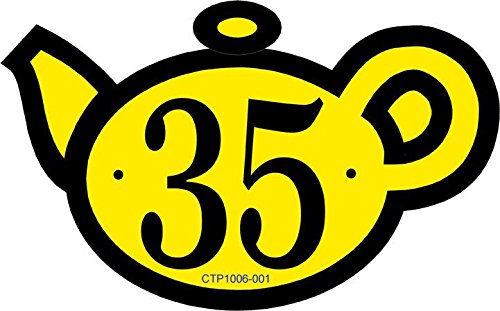 Comfort House Personalized Address Sign - Custom Teapot Shape Address Plaque Displays Your House Number # CTP1006001