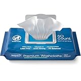 Inspire Adult Wet Wipes, Wash Cloths | Adult Wipes for Incontinence & Cleansing for Elderly, 8'x12' (50 Count (Pack of 1))
