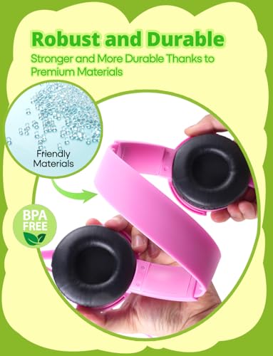 50% Off Kids Headphones for School - 2 Pack Foldable Wired Headphones