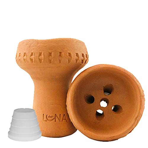 LUNA Premium Shisha & Wasserpfeife Tonkopf | inkl. Universal Kopfdichtung | Qualitative Handarbeit Optimal für Tradi und… – Bild 3