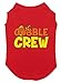 Gobble Crew - Turkey Thanksgiving Dog Shirt (Red, Medium)