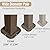 Domi Hardtop Gazebos 12x12FT, Aluminum Metal Gazebo with Galvanized Steel Double Roof Canopy, Curtain and Netting, Permanent Gazebo Pavilion for Patio, Backyard, Deck and Lawn, Brown