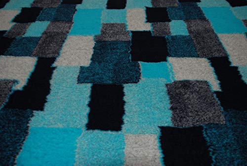 Tissu fausse fourrure turquoise doux et épais de 150cm x 100cm pour peluche