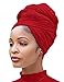 Nonbongoy Long Head Wrap for Black Women Large and Soft Lightweight Head Band Tie for Black History Month