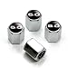 Chrome Ford Mustang 5.0 Tire Stem Valve Caps