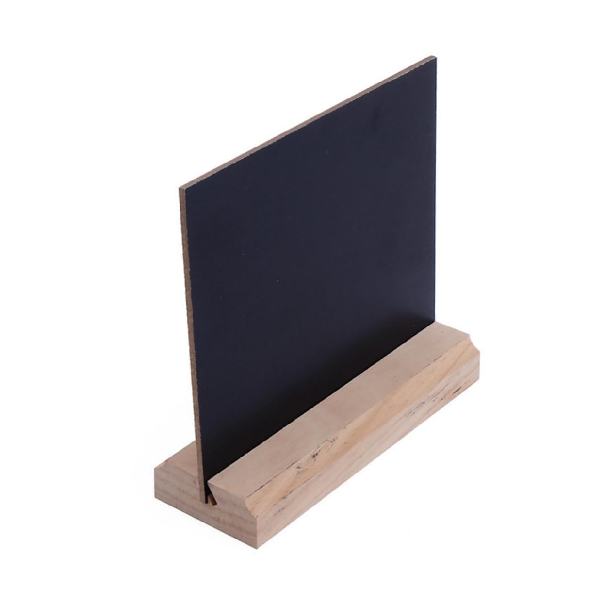 SHINEOFI Rustic Mini Chalkboard Sign with Base Tabletop Blackboard for Food Party Wedding and Event Decoration Versatile Message Board for Special Occasions and Crafts