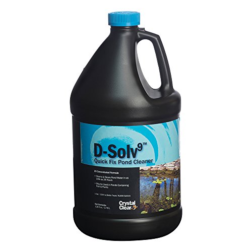 CrystalClear 24244 D-Solv9 Complete Pond Cleaner, 1 Gallon