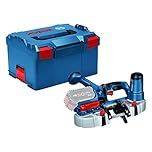 Sega a nastro a batteria GCB 18V-63 Bosch Professional 18V System (incl. 2 lame, senza batteria e caricabatteria, in L-BOXX 238)